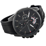  Shop Authentic Tommy Hilfiger Decker Black Dial Black Rubber Strap Watch for Men - 1791352 - Luxxuri