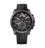  Shop Authentic Tommy Hilfiger Decker Black Dial Black Rubber Strap Watch for Men - 1791352 - Luxxuri