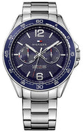  Shop Authentic Tommy Hilfiger Erik Chronograph Blue Dial Silver Steel Strap Watch for Men - 1791366 - Luxxuri