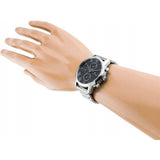  Shop Authentic Tommy Hilfiger Kane Chronograph Grey Dial Silver Steel Strap Watch for Men - 1791397 - Luxxuri