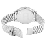  Shop Authentic Tommy Hilfiger Damon Quartz Chronograph Black Dial Silver Mesh Bracelet Watch for Men - 1791415 - Luxxuri