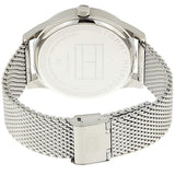  Shop Authentic Tommy Hilfiger Damon Quartz Chronograph Black Dial Silver Mesh Bracelet Watch for Men - 1791415 - Luxxuri