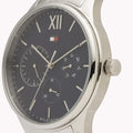  Shop Authentic Tommy Hilfiger Damon Chronograph Blue Dial Silver Steel Strap Watch for Men - 1791416 - Luxxuri