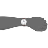  Shop Authentic Tommy Hilfiger Damon Quartz White Dial Brown Leather Strap Watch for Men - 1791418 - Luxxuri