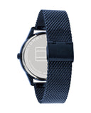  Shop Authentic Tommy Hilfiger Damon Quartz Blue Dial Blue Mesh Bracelet Watch for Men - 1791421 - Luxxuri