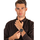  Shop Authentic Tommy Hilfiger Briggs Chronograph Black Dial Brown Leather Strap Watch for Men - 1791425 - Luxxuri