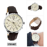  Shop Authentic Tommy Hilfiger Gavin Chronograph White Dial Brown Leather Strap Watch for Men - 1791467 - Luxxuri