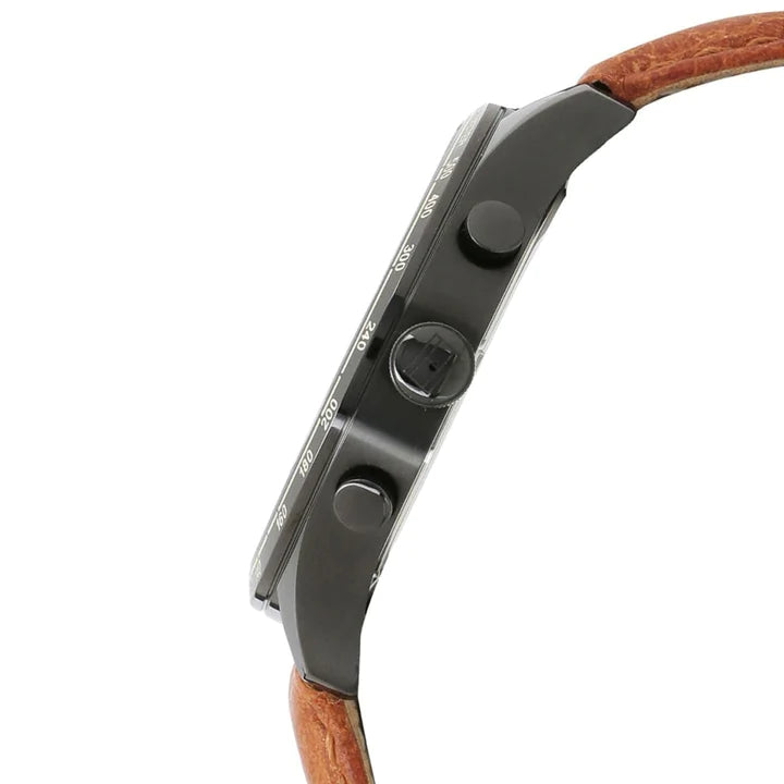  Shop Authentic Tommy Hilfiger Gavin Chronograph Quartz Black Dial Brown Leather Strap Watch for Men - 1791470 - Luxxuri