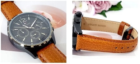  Shop Authentic Tommy Hilfiger Gavin Chronograph Quartz Black Dial Brown Leather Strap Watch for Men - 1791470 - Luxxuri