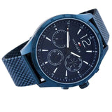  Shop Authentic Tommy Hilfiger Gavin Chronograph Blue Dial Blue Mesh Bracelet Watch for Men - 1791471 - Luxxuri