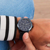  Shop Authentic Tommy Hilfiger Gavin Chronograph Blue Dial Blue Mesh Bracelet Watch for Men - 1791471 - Luxxuri