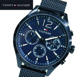  Shop Authentic Tommy Hilfiger Gavin Chronograph Blue Dial Blue Mesh Bracelet Watch for Men - 1791471 - Luxxuri