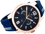  Shop Authentic Tommy Hilfiger Decker Multifunction Blue Dial Blue Rubber Strap Watch for Men - 1791474 - Luxxuri