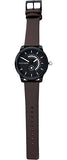  Shop Authentic Tommy Hilfiger Denim Black Dial Brown Leather Strap Watch for Men - 1791478 - Luxxuri