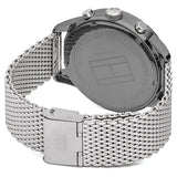 Shop Authentic Tommy Hilfiger Chase Quartz Grey Dial Silver Mesh Bracelet Watch For Men - 1791484 - Luxxuri