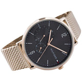  Shop Authentic Tommy Hilfiger Brooklyn Grey Dial Gold Mesh Bracelet Watch for Men - 1791506 - Luxxuri