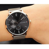  Shop Authentic Tommy Hilfiger Brooklyn Grey Dial Gold Mesh Bracelet Watch for Men - 1791506 - Luxxuri