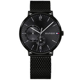  Shop Authentic Tommy Hilfiger Brooklyn Black Dial Black Mesh Bracelet Watch for Men - 1791507 - Luxxuri