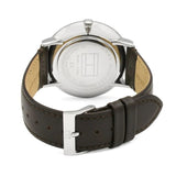  Shop Authentic Tommy Hilfiger Cooper Blue Dial Brown Leather Strap Watch for Men - 1791508 - Luxxuri