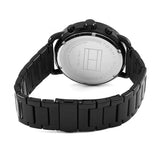  Shop Authentic Tommy Hilfiger London Chronograph Black Dial Black Steel Strap Watch for Men - 1791529 - Luxxuri
