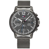  Shop Authentic Tommy Hilfiger Deacon Multifunction Black Dial Black Mesh Bracelet Watch for Men - 1791546 - Luxxuri