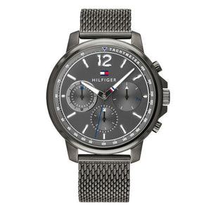  Shop Authentic Tommy Hilfiger London Chronograph Grey Dial Grey Mesh Bracelet Watch for Men - 1791530 - Luxxuri