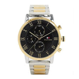  Shop Authentic Tommy Hilfiger Decker Chronograph Black Dial Two Tone Steel Strap Watch for Men - 1791559 - Luxxuri