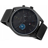 Shop Authentic Tommy Hilfiger Deacon Analog Black Dial Black Mesh Bracelet Watch for Men - 1791547 - Luxxuri
