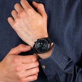  Shop Authentic Tommy Hilfiger Deacon Analog Black Dial Black Mesh Bracelet Watch for Men - 1791547 - Luxxuri