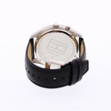  Shop Authentic Tommy Hilfiger Deacan Grey Dial Black Leather Strap Watch for Men - 1791548 - Luxxuri