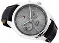  Shop Authentic Tommy Hilfiger Deacan Grey Dial Black Leather Strap Watch for Men - 1791548 - Luxxuri