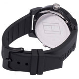  Shop Authentic Tommy Hilfiger Denim Black Dial Black Rubber Strap Watch for Men - 1791555 - Luxxuri
