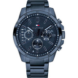  Shop Authentic Tommy Hilfiger Decker Chronograph Blue Dial Blue Steel Strap Watch for Men - 1791560 - Luxxuri