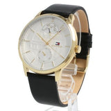  Shop Authentic Tommy Hilfiger Hunter White Dial Black Leather Strap Watch for Men - 1791606 - Luxxuri