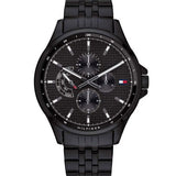  Shop Authentic Tommy Hilfiger Shawn Quartz Black Dial Black Steel Strap Watch for Men - 1791611 - Luxxuri