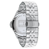  Shop Authentic Tommy Hilfiger Shawn Multifunction Quartz Blue Dial Silver Steel Strap Watch for Men - 1791612 - Luxxuri