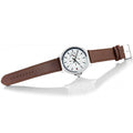  Shop Authentic Tommy Hilfiger Multi Function Quartz White Dial Brown Leather Strap Watch for Men - 1791614 - Luxxuri