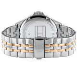  Shop Authentic Tommy Hilfiger Shawn Quartz White Dial Two Tone Steel Strap Watch for Men - 1791617 - Luxxuri