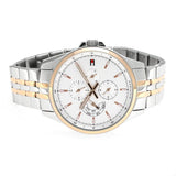  Shop Authentic Tommy Hilfiger Shawn Quartz White Dial Two Tone Steel Strap Watch for Men - 1791617 - Luxxuri