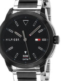  Shop Authentic Tommy Hilfiger Sneaker Quartz Black Dial Two Tone Steel Strap Watch for Men - 1791619 - Luxxuri