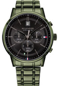  Shop Authentic Tommy Hilfiger Quartz Black Dial Black Steel Strap Watch for Men - 1791634 - Luxxuri