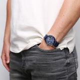 Shop Authentic Tommy Hilfiger Austin Quartz Blue Dial Blue Rubber Strap Watch for Men - 1791635 - Luxxuri
