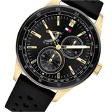  Shop Authentic Tommy Hilfiger Austin Black Dial Black Rubber Strap Watch for Men - 1791636 - Luxxuri