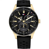  Shop Authentic Tommy Hilfiger Austin Black Dial Black Rubber Strap Watch for Men - 1791636 - Luxxuri