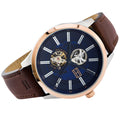 Shop Authentic Tommy Hilfiger Spencer Blue Dial Brown Leather Strap Watch for Men - 1791642 - Luxxuri