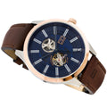 Shop Authentic Tommy Hilfiger Spencer Blue Dial Brown Leather Strap Watch for Men - 1791642 - Luxxuri