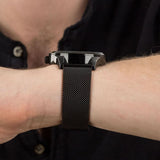  Shop Authentic Tommy Hilfiger Spencer Skeleton Black Dial Black Mesh Bracelet Watch for Men - 1791644 - Luxxuri