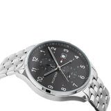  Shop Authentic Tommy Hilfiger West Quartz Black Dial Silver Steel Strap Watch For Men - 1791707 - Luxxuri