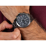  Shop Authentic Tommy Hilfiger Bank Grey Dial Grey Steel Strap Watch for Men - 1791719 - Luxxuri