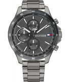  Shop Authentic Tommy Hilfiger Bank Grey Dial Grey Steel Strap Watch for Men - 1791719 - Luxxuri